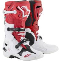 Alpinestars - Alpinestars Tech 10 Boots - 2010019-321-11 Red/White/Black Size 11 - Image 1