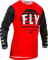 Fly Racing - Fly Racing Kinetic K220 Youth Jersey - 373-523YM Red/Black/White Medium - Image 1