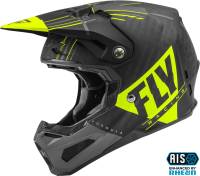 Fly Racing - Fly Racing Formula Vector Helmet - 73-4412XS Matte Hi-Vis/Black/Gray X-Small - Image 5