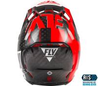 Fly Racing - Fly Racing Formula Vector Helmet - 73-4413L Red/White/Black Large - Image 2