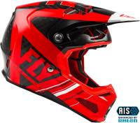 Fly Racing - Fly Racing Formula Vector Helmet - 73-4413L Red/White/Black Large - Image 4