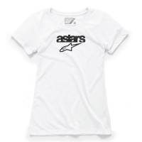 Alpinestars - Alpinestars Heritage Blaze Womens T-Shirt - 1W38-73004-20-L White Large - Image 1
