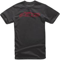 Alpinestars - Alpinestars Blaze Youth T-Shirt - 3038-72000-1030-S Black/Red Small - Image 1