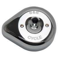 S&S Cycle - S&S Cycle Stealth Air Cleaner Covers - Teardrop - Chrome - 170-0530 - Image 1