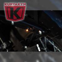 Kuryakyn - Kuryakyn Atto Rear Marker Light by Kellermann - Clear Lens/Red/Red/Amber LED/Satin Black Housing - 2858 - Image 3