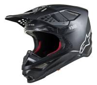 Alpinestars - Alpinestars Supertech M8 Solid Helmet - 8300719-110-X Black Matte X-Large - Image 1