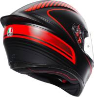 AGV - AGV K-1 Warmup Helmet - 0281O2I000211 Black/Red 2XL - Image 2
