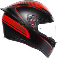 AGV - AGV K-1 Warmup Helmet - 0281O2I000211 Black/Red 2XL - Image 4