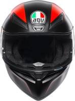 AGV - AGV K-1 Warmup Helmet - 0281O2I000211 Black/Red 2XL - Image 6