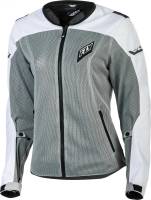 Fly Racing - Fly Racing Flux Air Womens Jacket - 6179 477-80476 White/Gray 2XL - Image 1