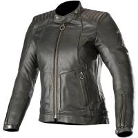 Alpinestars - Alpinestars Gal Womens Leather Jacket - 3117819-10-XL Black X-Large - Image 1