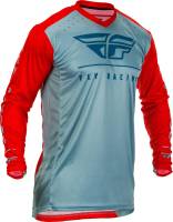 Fly Racing - Fly Racing Lite Hydrogen Jersey - 373-722M Red/Slate/Navy Medium - Image 1