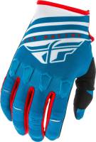 Fly Racing - Fly Racing Kinetic K220 Gloves - 373-51112 Blue/White/Red Size 12 - Image 1