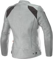 Alpinestars - Alpinestars Stella Dyno V2 Womens Leather Jacket - 3112518-904-48 Cool Gray/Aqua Size 12 - Image 2