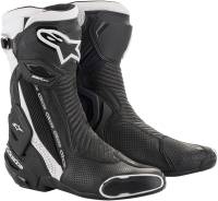 Alpinestars - Alpinestars SMX Plus Vented Boots - 2221119-12-38 Black/White Size 5 - Image 1