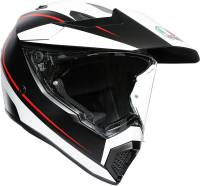 AGV - AGV AX-9 Graphics Helmet - 7631O2LY00309 Matte Black/White/Red Large - Image 1