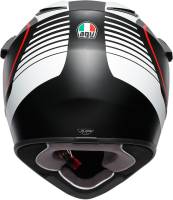 AGV - AGV AX-9 Graphics Helmet - 7631O2LY00309 Matte Black/White/Red Large - Image 5