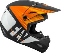 Fly Racing - Fly Racing Kinetic Cold Weather Helmet - 73-4943S Orange/Black/White Small - Image 3