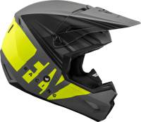 Fly Racing - Fly Racing Kinetic Cold Weather Helmet - 73-49452X Hi-Vis/Black/Gray 2XL - Image 4