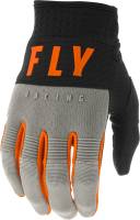Fly Racing - Fly Racing F-16 Youth Gloves - 373-91502 Gray/Black/Orange Size 02 - Image 1