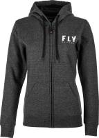Fly Racing - Fly Racing Fly Logo Womens Hoody - 358-0138S Charcoal Small - Image 1