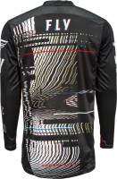 Fly Racing - Fly Racing Lite Glitch Jersey - 373-724S Black/White Small - Image 2