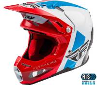 Fly Racing - Fly Racing Formula Origin Helmet - 73-4402-7 Red/White/Blue Large - Image 1