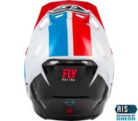 Fly Racing - Fly Racing Formula Origin Helmet - 73-4402-7 Red/White/Blue Large - Image 2