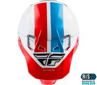 Fly Racing - Fly Racing Formula Origin Helmet - 73-4402-7 Red/White/Blue Large - Image 3