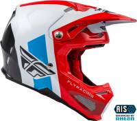 Fly Racing - Fly Racing Formula Origin Helmet - 73-4402-7 Red/White/Blue Large - Image 4