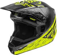 Fly Racing - Fly Racing Kinetic K120 Youth Helmet - 73-8620YM Hi-Vis/Gray/Black Medium - Image 1