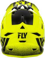Fly Racing - Fly Racing Default Helmet - 73-9174S Hi-Vis/Black Small - Image 2