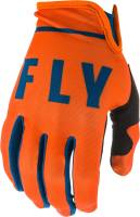 Fly Racing - Fly Racing Lite Gloves - 373-71308 Orange/Navy Size 08 - Image 1