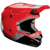 Thor - Thor Sector Bomber Youth Helmet - 0111-1203 Red/Charcoal Medium - Image 1
