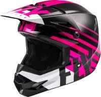 Fly Racing - Fly Racing Kinetic Thrive Helmet - 73-3504S Pink/Black/White Small - Image 1