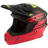 Answer - Answer AR1 Pro Glow Youth Helmet - 0411-2619-0954 Red/Black/Hyper Acid Large - Image 1