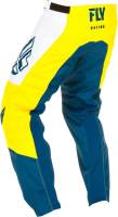 Fly Racing - Fly Racing F-16 Pants - 372-93328S Yellow/White/Navy Size 28 - Image 4