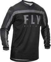 Fly Racing - Fly Racing F-16 Youth Jersey - 373-920YM Black/Gray Medium - Image 1