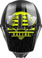 Fly Racing - Fly Racing Kinetic K120 Youth Helmet - 73-8620YS Hi-Vis/Gray/Black Small - Image 3