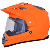 AFX - AFX FX-39 Dual Sport Series 2 Solid Helmet - 0110-5857 Matte Neon Orange Medium - Image 1