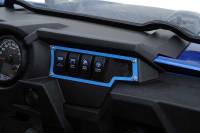 Moose Utility - Moose Utility Small 4 Switch Dash Plate - Right - Blue - 2578.0521-1699 - Image 3