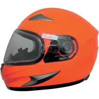 AFX - AFX Magnus Solid Snow Helmet with Dual Lens Shield - 0121-0530 Safety Orange 4XL - Image 1