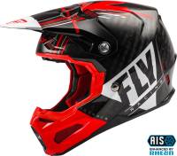 Fly Racing - Fly Racing Formula Vector Helmet - 73-4413M Red/White/Black Medium - Image 5
