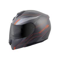 Scorpion - Scorpion EXO-GT3000 Sync Helmet - 300-1134 - Gray/Orange Medium - Image 1