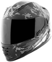 Speed & Strength - Speed & Strength SS1600 Straight Savage Helmet - 1111-0608-2154 - Black/White Large - Image 1