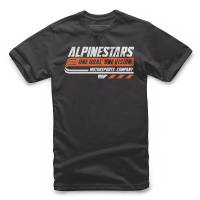 Alpinestars - Alpinestars Bravo T-Shirt - 1038-72014-10-L - Black Large - Image 1
