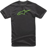 Alpinestars - Alpinestars Ageless Youth T-Shirt - 3038-72002-1060-XS Black/Green X-Small - Image 1