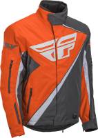 Fly Racing - Fly Racing SNX Pro Youth Jacket - 470-4088SYS - Orange/Gray Small - Image 1