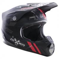 EVS - EVS Fury Youth Helmet - H16T3F-MBK-YL - Matte Black Large - Image 1