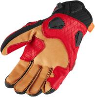Icon - Icon Hypersport Short Gloves - 3301-3546 Red Medium - Image 2